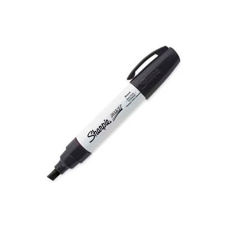 Sanford Sharpie Paint Marker, Oil-Based, Bold, Black Ink, 1 Each 35564